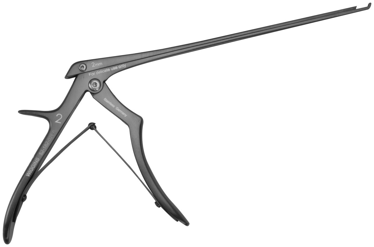 A Wiggins 2 mm Kerrison rongeur, the instrument ACE Medical Company was built on